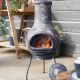 La Hacienda Essentials Clay Chimenea Grey