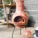 La Hacienda Essentials Clay Chimenea Red