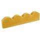 scalloped edging 600mm buff 8068BU