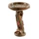 Melmar Stone Fox Bird Bath