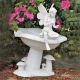 Dinova Garden Art Fantasy Fairy on a Toadstool