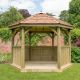 Forest 3.6m Hexagonal Gazebo with Cedar Roof