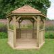 Forest 3m Hexagonal Gazebo with Cedar Roof