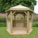 Forest 3m Hexagonal Gazebo with Timber Roof