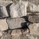 Close up of highland walling stone