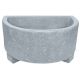 London Grey Half Round 18.75cm Trough Planter