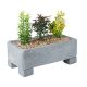 London Grey Rectangle 12.5cm Trough Planter
