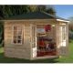 Forest Wenlock Log Cabin 3.0m x 3.0m 28mm